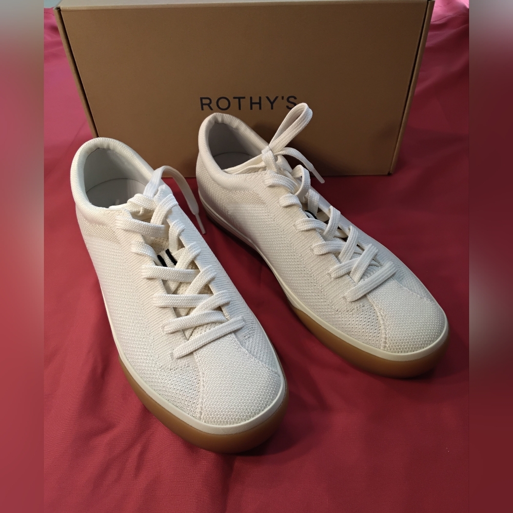 Rothy's White Sneakers Blonde